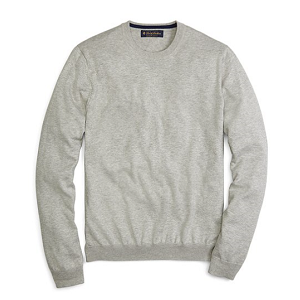 Supima Crewneck Sweater - Heather Grey